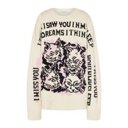 SWEATER WITH CAT INLAYS SWEATER WITH CAT INLAYS