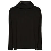 SWEATER WITH STRIPED EDGES SWEATER WITH STRIPED EDGES