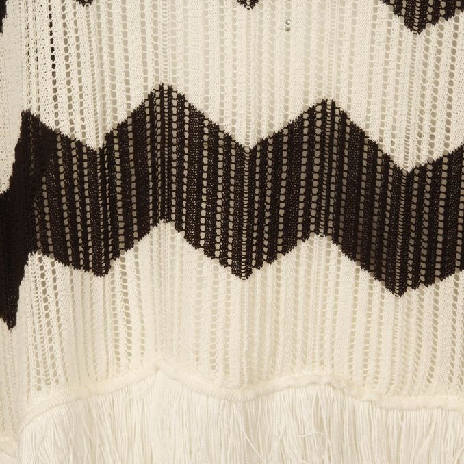 SWEATER ZIG ZAG Woman Cream