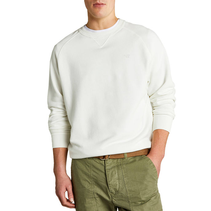 SWEATSHIRT 3D EMBROIDERY Man White