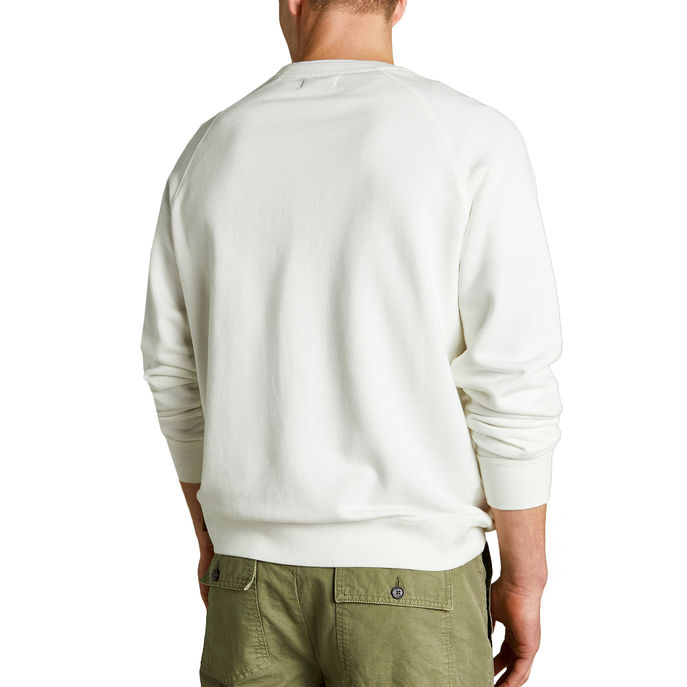SWEATSHIRT 3D EMBROIDERY Man White