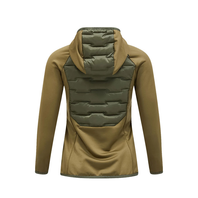 SWEATSHIRT ARGON HYBRID Woman Pine Needle Snap Green 