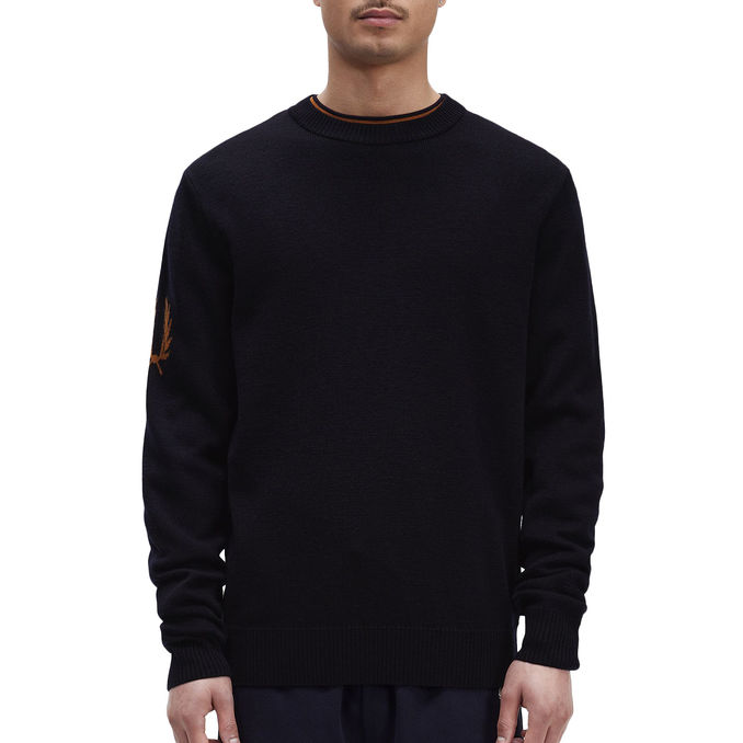 SWEATSHIRT LAUREL CROWN Man Navy