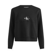 SWEATSHIRT MONOGRAM CREW NECK LOGO Woman Black SWEATSHIRT MONOGRAM CREW NECK LOGO Woman Black