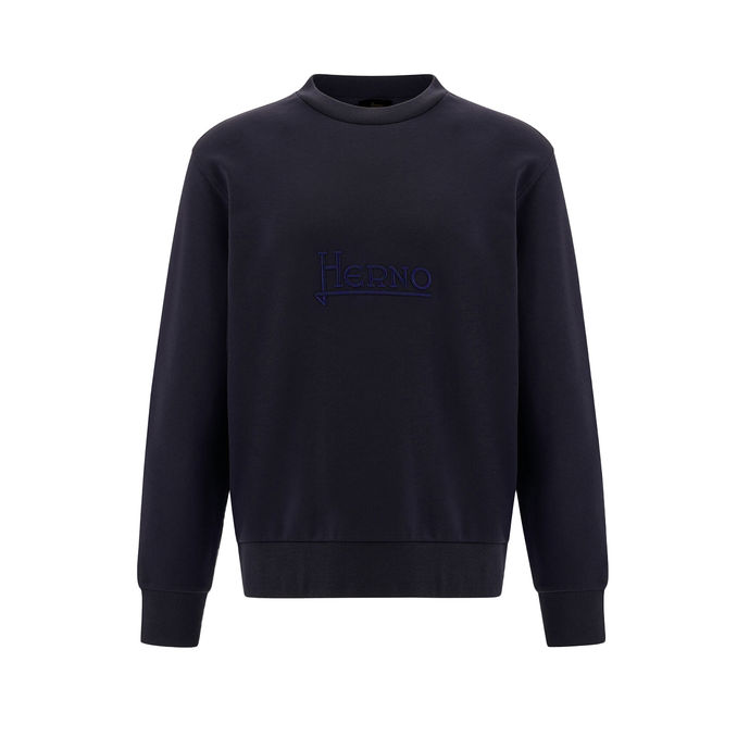 SWEATSHIRT PORTALOGO Man Blue