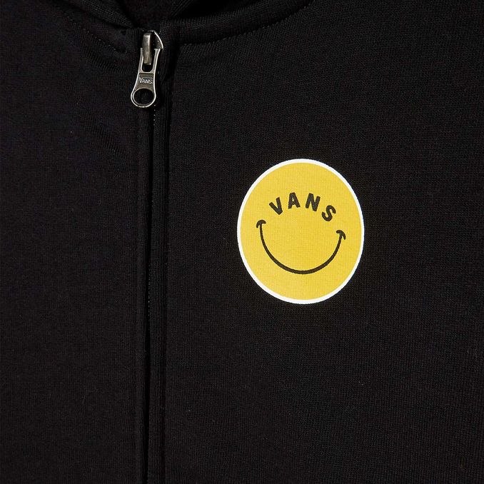 VANS SWEATSHIRT RADICALLY HAPPY Girl Black Mascheroni Store