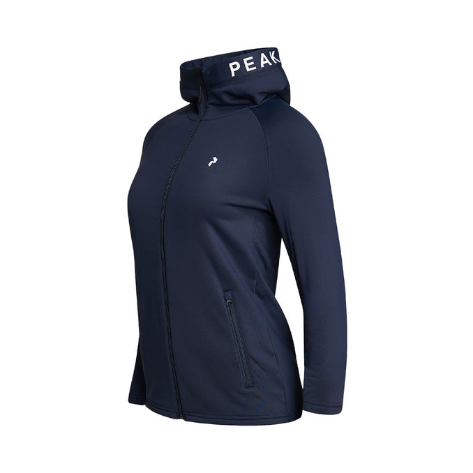 SWEATSHIRT RIDER WITH ZIP Woman Blue Shadow