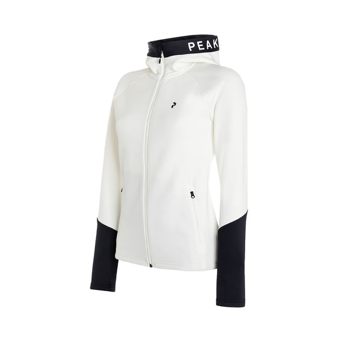 SWEATSHIRT RIDER WITH ZIP Woman Off White Black