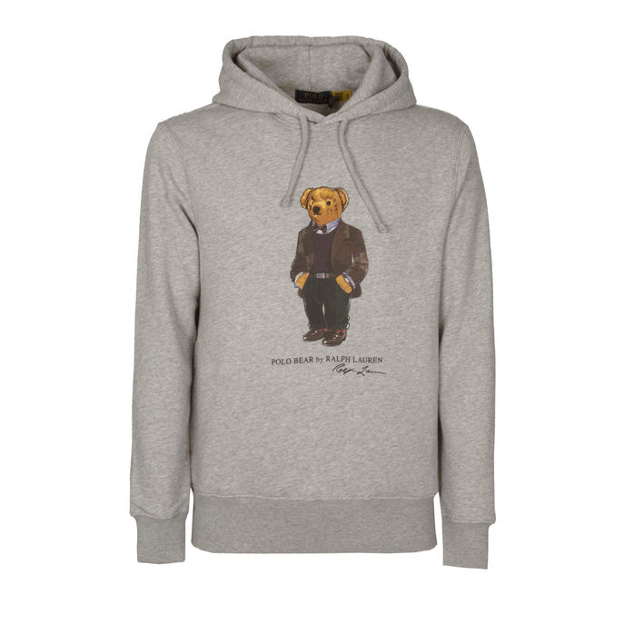 SWEATSHIRT TEDDY PATCH Man Andover Hthr Bear