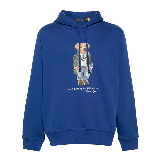SWEATSHIRT TEDDY PATCH Man Beach Royal