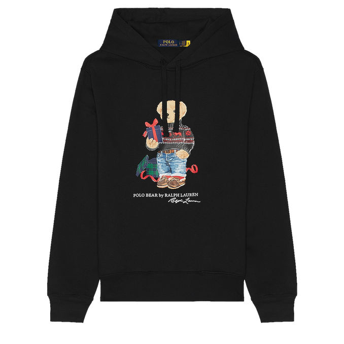 SWEATSHIRT TEDDY PATCH Man Black Gift Bear