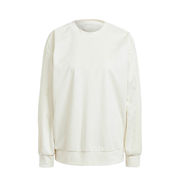 SWEATSHIRT VELVET EFFECT Woman White  SWEATSHIRT VELVET EFFECT Woman White