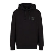 SWEATSHIRT WITH CAP LOGO ON COVER Man Black SWEATSHIRT WITH CAP LOGO ON COVER Man Black
