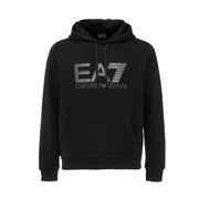 SWEATSHIRT WITH HOOD AND POCKET WITH LARGE LOGO Man Black SWEATSHIRT WITH HOOD AND POCKET WITH LARGE LOGO Man Black