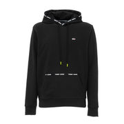 SWEATSHIRT WITH HOOD AND POCKET WITH LOGO TAP Man Black SWEATSHIRT WITH HOOD AND POCKET WITH LOGO TAP Man Black
