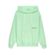 SWEATSHIRT WITH HOOD AND POCKET Woman Verde Acqua SWEATSHIRT WITH HOOD AND POCKET Woman Verde Acqua