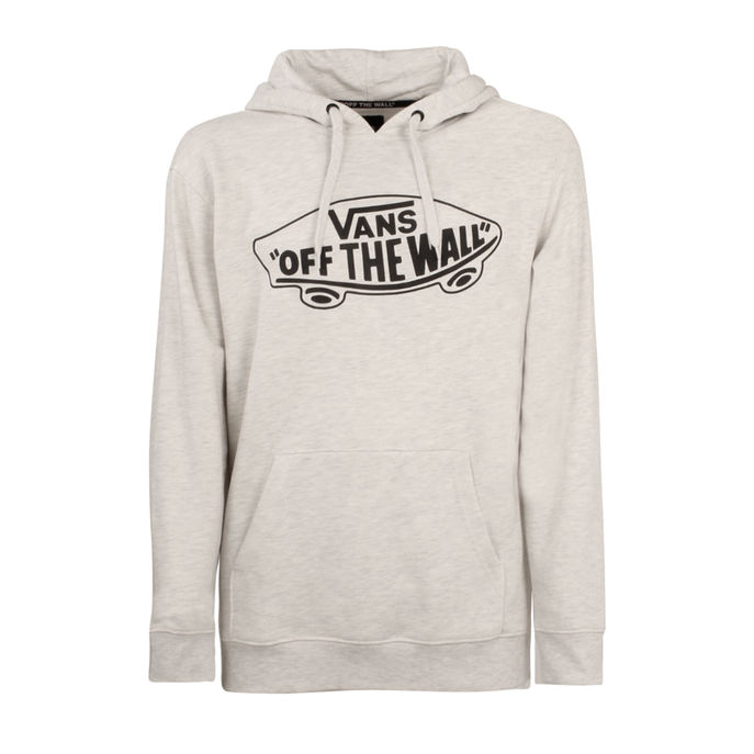 SWEATSHIRT WITH LOGO PRINT Man Oatmel Heather