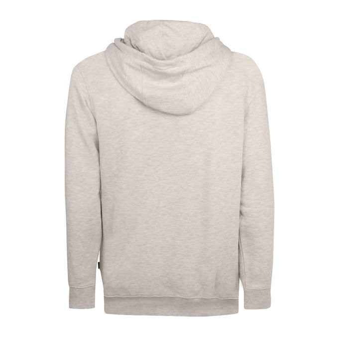 SWEATSHIRT WITH LOGO PRINT Man Oatmel Heather