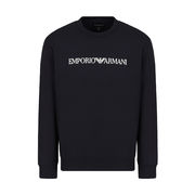 Armani flocked best sale eagle hoodie