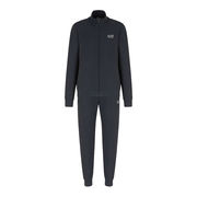SWEATSUIT IN GAUZED COTTON RUBBERIZED LOGO Man Night Blue SWEATSUIT IN GAUZED COTTON RUBBERIZED LOGO Man Night Blue