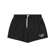 SWIM TRUNKS WITH LOGO Man Black SWIM TRUNKS WITH LOGO Man Black