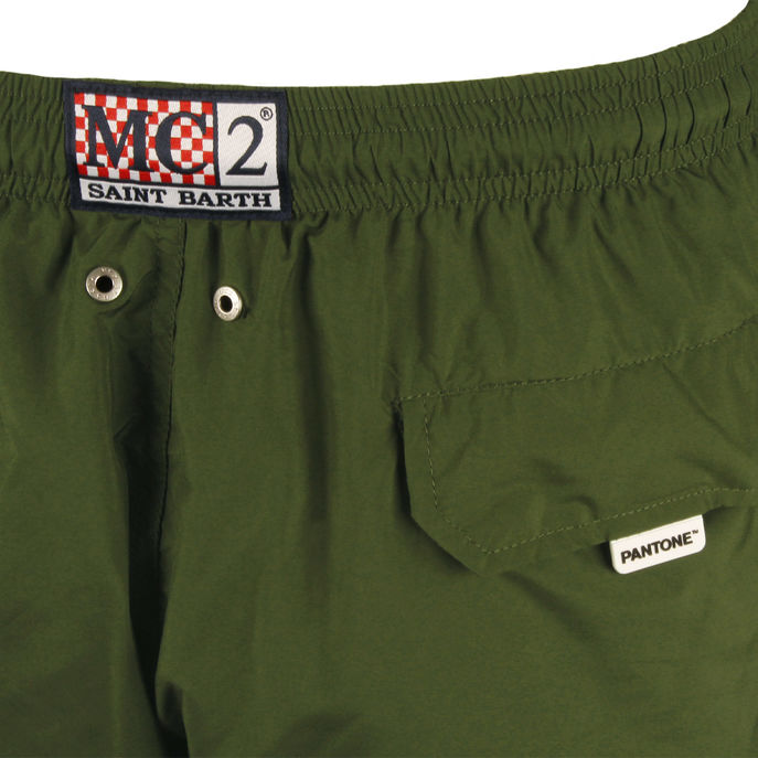 MC2 SAINT BARTH SWIMSHORTS LIGHTING PANTONE Man Military | Mascheroni Store