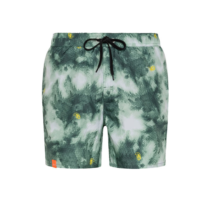 SWIMSUIT TIE DYE Yellow Military Man