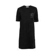T-DRESS WITH LOGO Woman Black Studs T-DRESS WITH LOGO Woman Black Studs