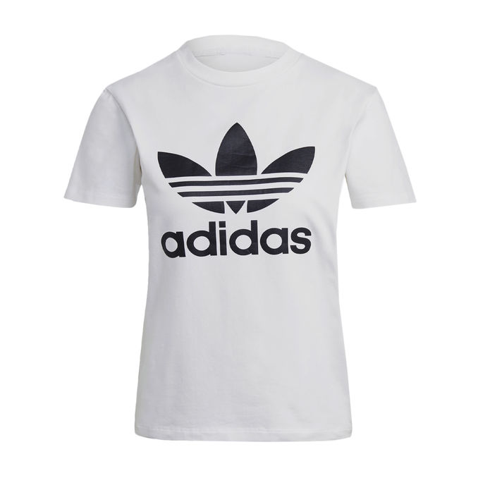 T-SHIRT ADICOLOR TREFOIL Woman White