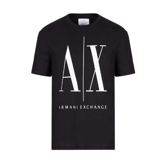 ARMANI EXCHANGE T-SHIRT AX Man Black | Mascheroni Store