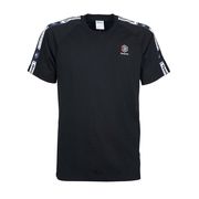 T-SHIRT CLASSICS TAPED WITH BANDS ON SLEEVES Man Black White T-SHIRT CLASSICS TAPED WITH BANDS ON SLEEVES Man Black White
