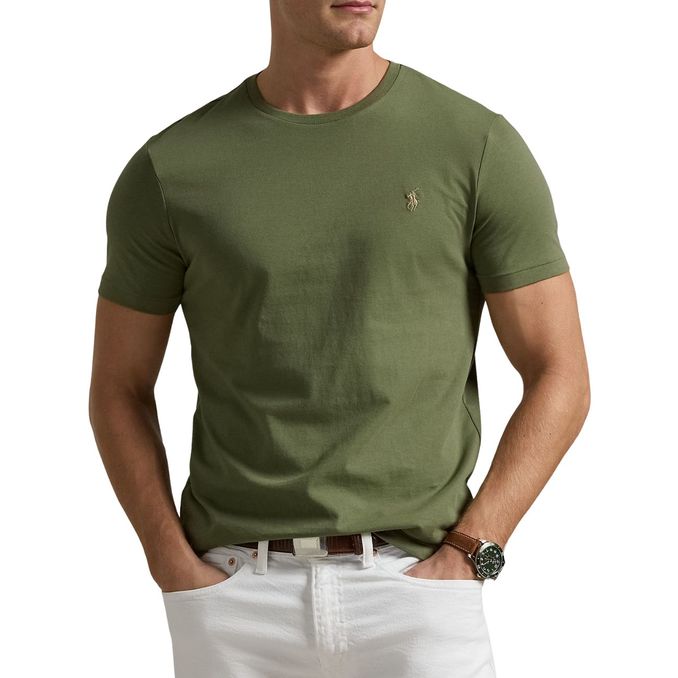 T-SHIRT CREWNECK SLIM FIT JERSEY Man Garden Trail
