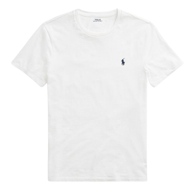 T-SHIRT CREWNECK SLIM FIT JERSEY Man White