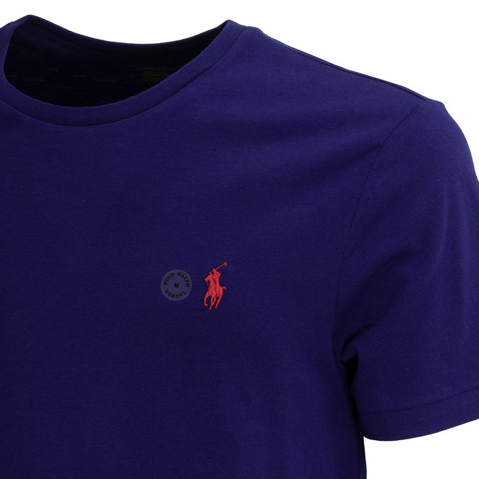 T-SHIRT CUSTOM SLIM IN JERSEY Man Blue