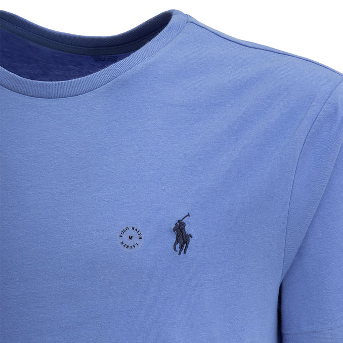 T-SHIRT CUSTOM SLIM IN JERSEY Man Blue