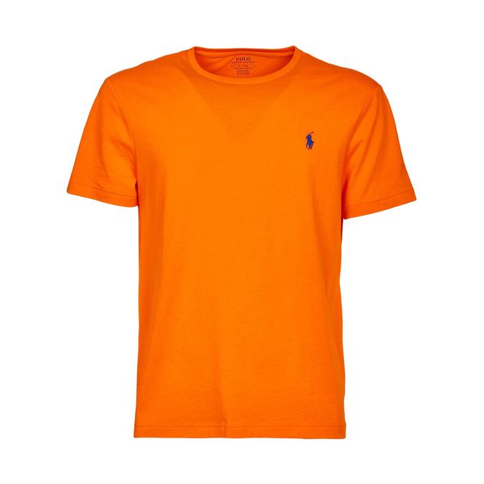 T-SHIRT CUSTOM SLIM IN JERSEY Man Orange