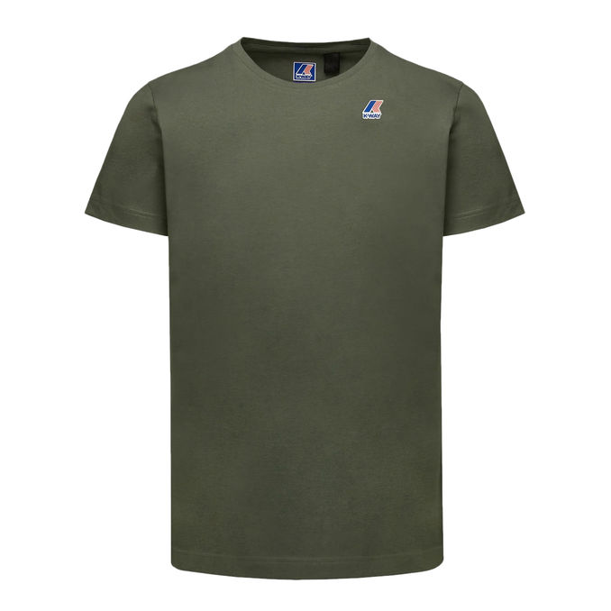 T-SHIRT EDOUARD PACKABLE Man Green Blackish