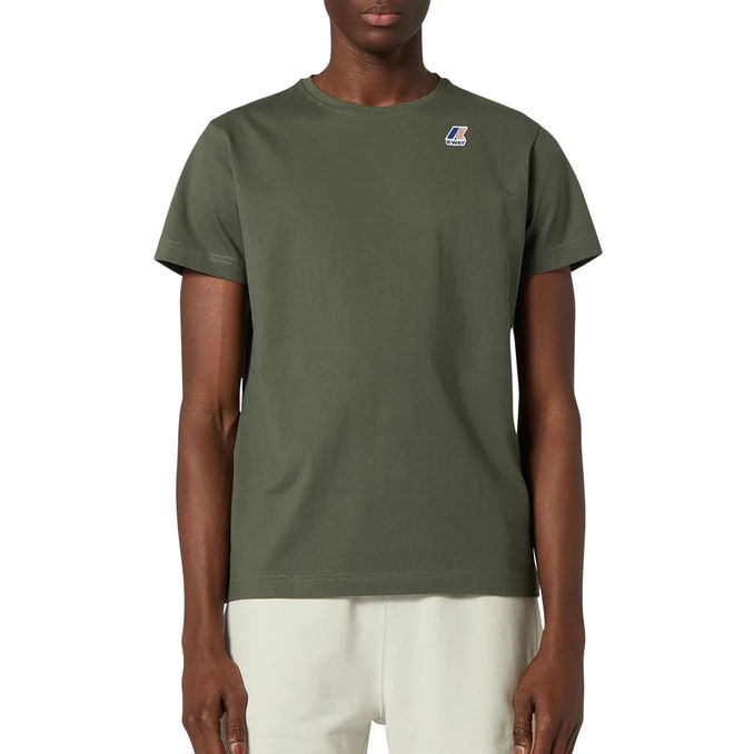 T-SHIRT EDOUARD PACKABLE Man Green Blackish