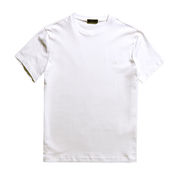 T-SHIRT EMBROIDERY ON CHEST Man White  T-SHIRT EMBROIDERY ON CHEST Man White