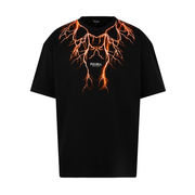 T SHIRT GREEN LIGHTNING ON FRONT Kids Black Green T SHIRT GREEN LIGHTNING ON FRONT Kids Black Green