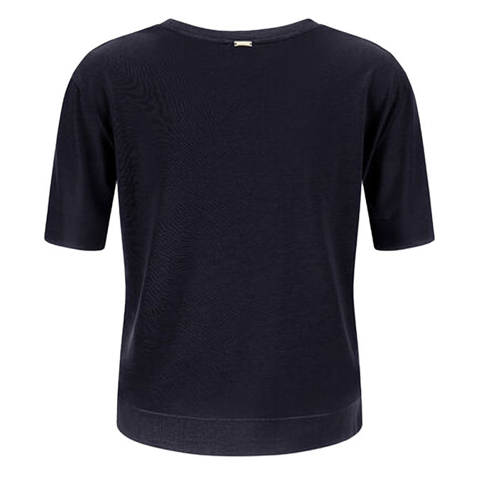 T-SHIRT IN GLAM KNIT EFFECT