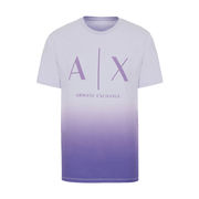 T-SHIRT LOGO ON THE CHEST DEGRADE EFFECT Men Purple T-SHIRT LOGO ON THE CHEST DEGRADE EFFECT Men Purple
