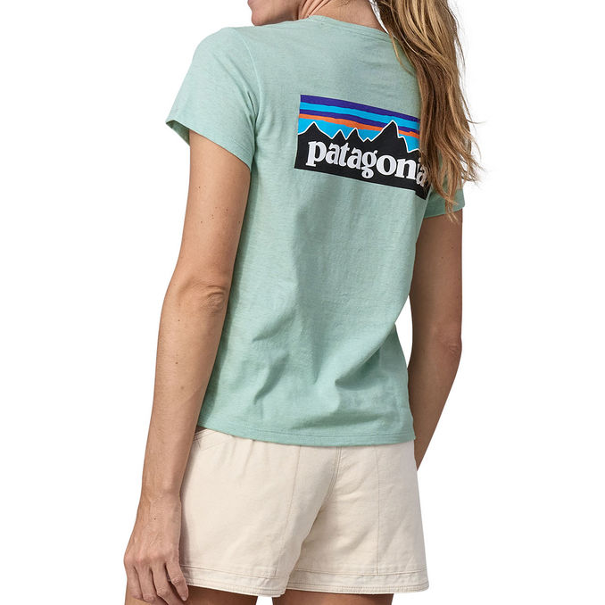 T-SHIRT LOGO RESPONSABILI-TEE Woman Wispy Green