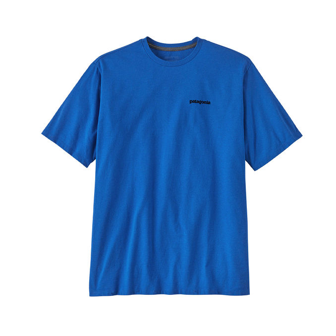 T-SHIRT LOGO RESPONSIBILI-TEE Man Outline Vessel Blue