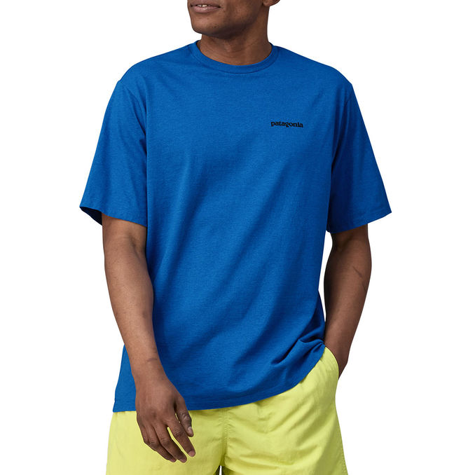 T-SHIRT LOGO RESPONSIBILI-TEE Man Outline Vessel Blue