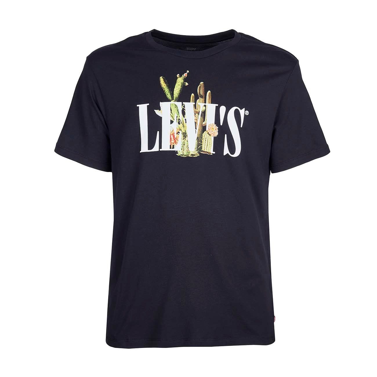 T-Shirt Levis 90S Serif Cactus Noir Homme
