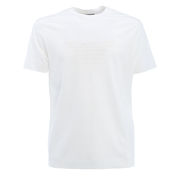 T-SHIRT LYOCELL WITH EMBROIDERED LOGO Man Bianco Aquila T-SHIRT LYOCELL WITH EMBROIDERED LOGO Man Bianco Aquila