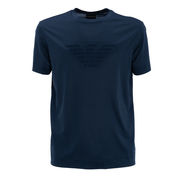 T-SHIRT LYOCELL WITH EMBROIDERED LOGO Man Indaco Aquila T-SHIRT LYOCELL WITH EMBROIDERED LOGO Man Indaco Aquila