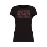 T-SHIRT MAXI LOGO STRASS Woman Black T-SHIRT MAXI LOGO STRASS Woman Black