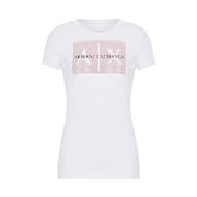 T-SHIRT MAXI LOGO STRASS Woman White T-SHIRT MAXI LOGO STRASS Woman White
